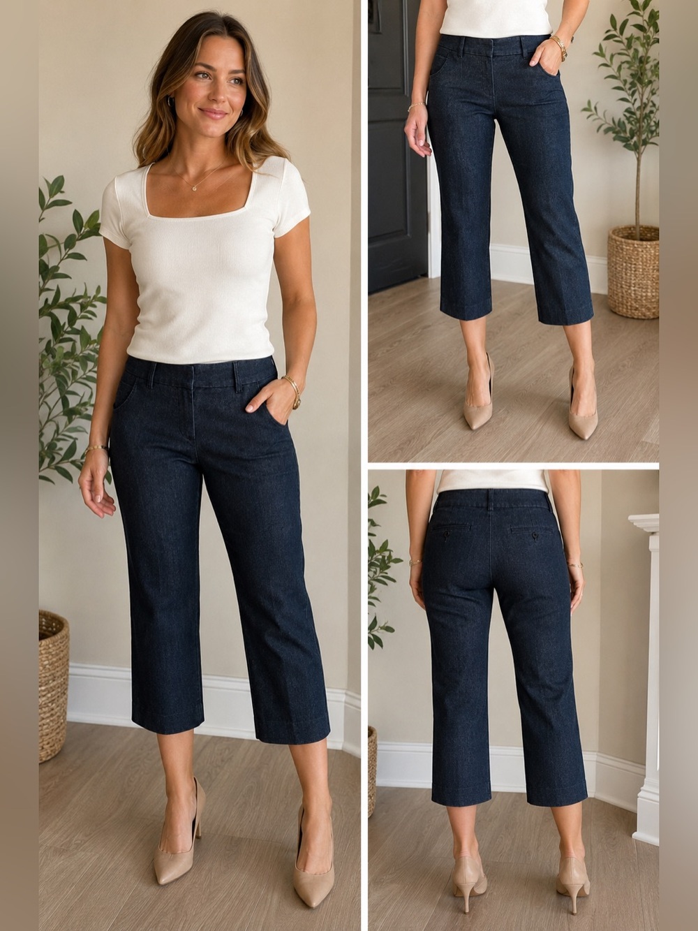 Express Dark Indigo Denim Pants